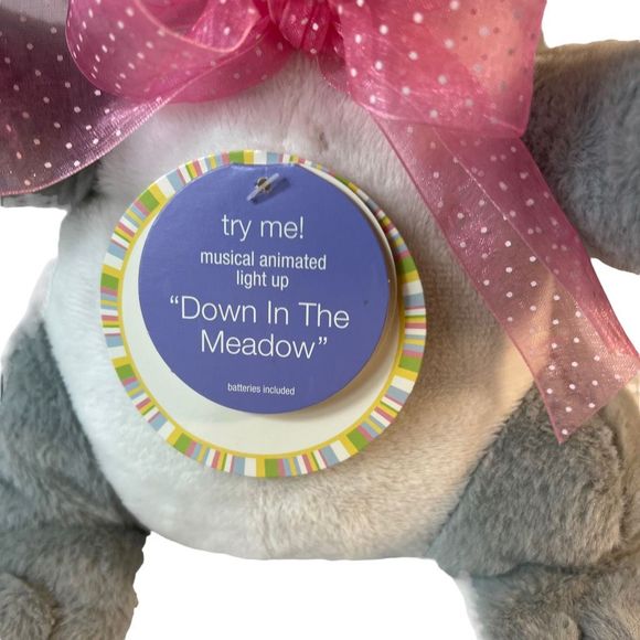 Dan Dee Singing Dancing Easter Bunny Light Up Cheeks Animated Plush Rabbit FUN - Picture 16 of 16